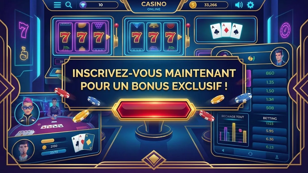 Inscription avec bonus